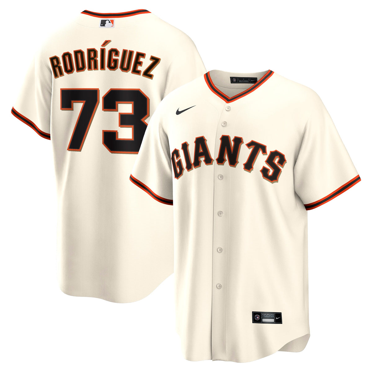 San Francisco Giants Randy Rodríguez Cream Home Replica Jersey