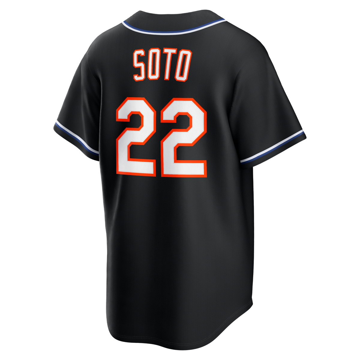 New York Mets Juan Soto Fashion Replica Black Out Jersey