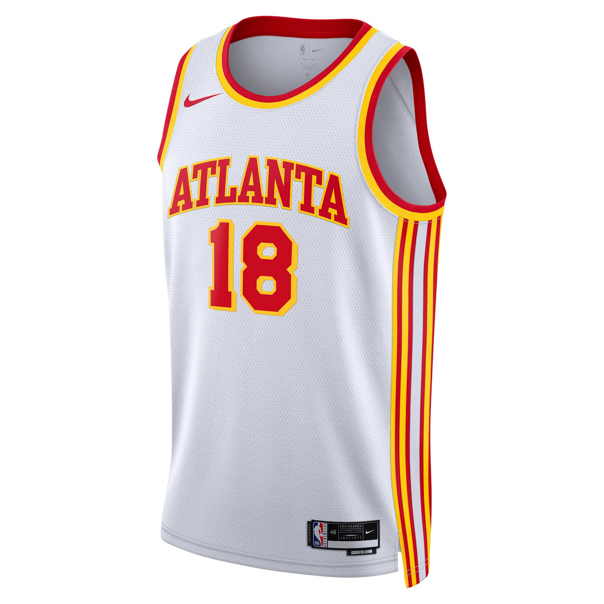 Atlanta Hawks Association Edition Swingman Jersey - White - Mouhamed Gueye -