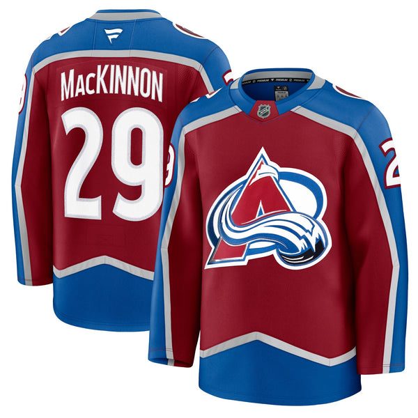 Colorado Avalanche Nathan MacKinnon Fanatics Burgundy Home Premium Jersey