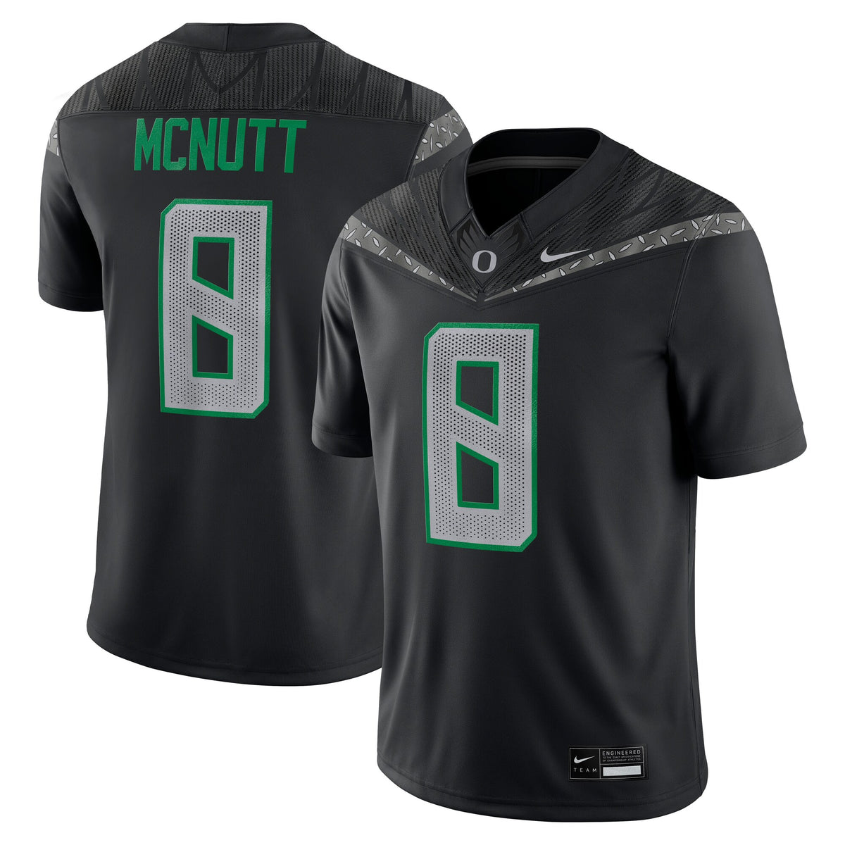 Trey McNutt Oregon Ducks Home Game Jersey - Black