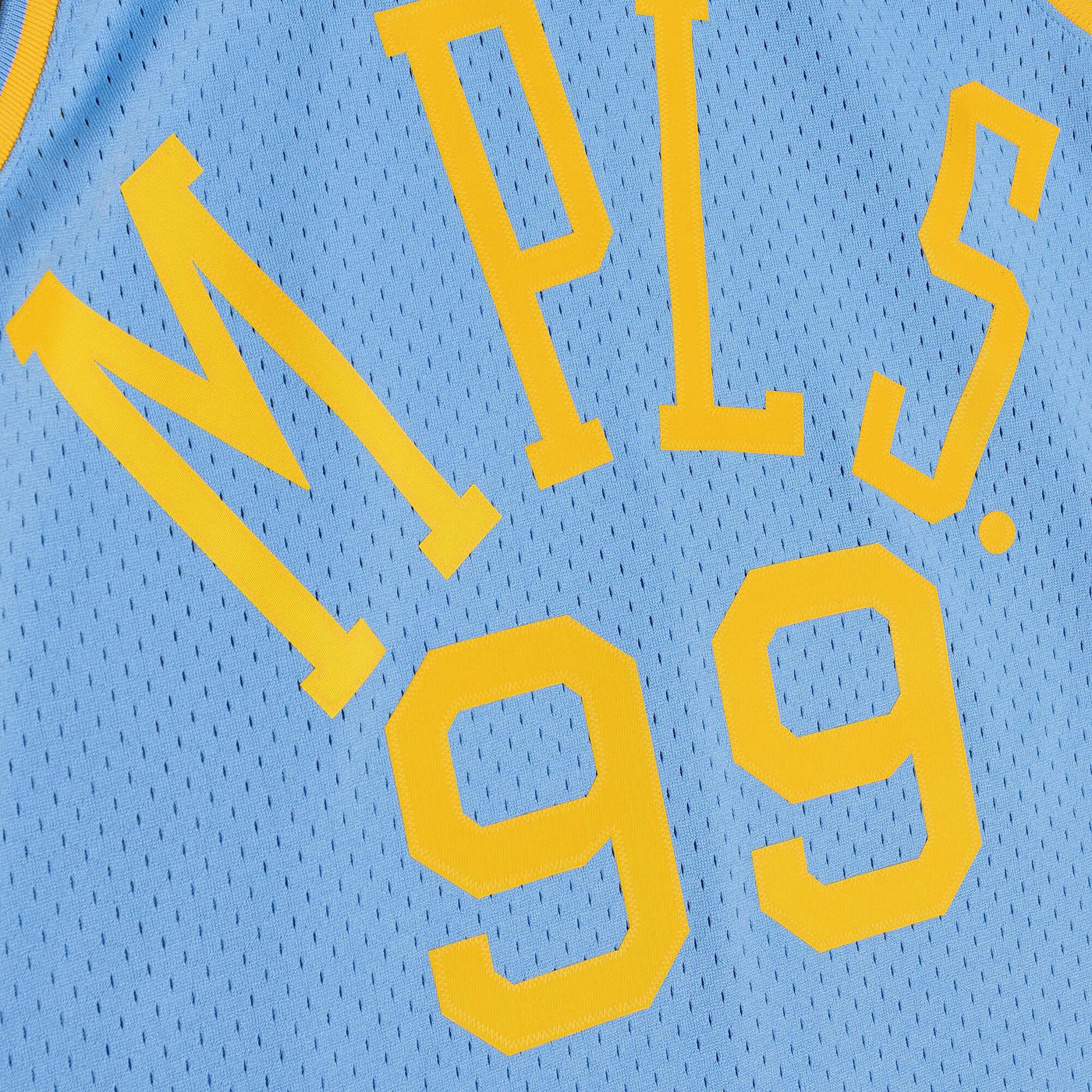 Los Angeles Lakers Mitchell & Ness George Mikan 1948 Dark Authentic Jersey - Columbia Blue