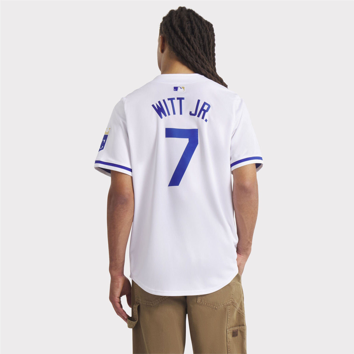 Kansas City Royals Bobby Witt Jr. White Home Limited Player Jersey