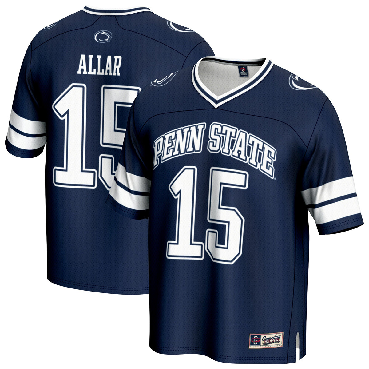 Drew Allar Penn State Nittany Lions GameDay Greats NIL Lightweight Football Player Jersey - Navy