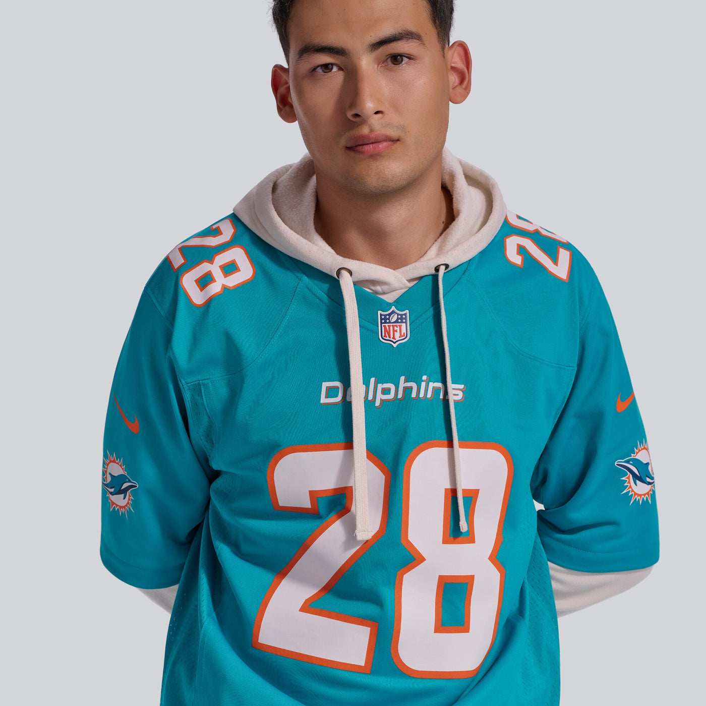 Miami Dolphins Devon Achane Nike Aqua Player Game Jersey