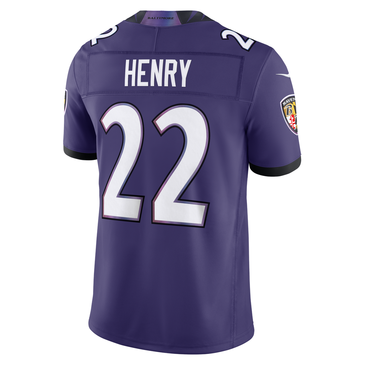 Baltimore Ravens Derrick Henry Purple Team Vapor F.U.S.E. Stitched Limited Jersey