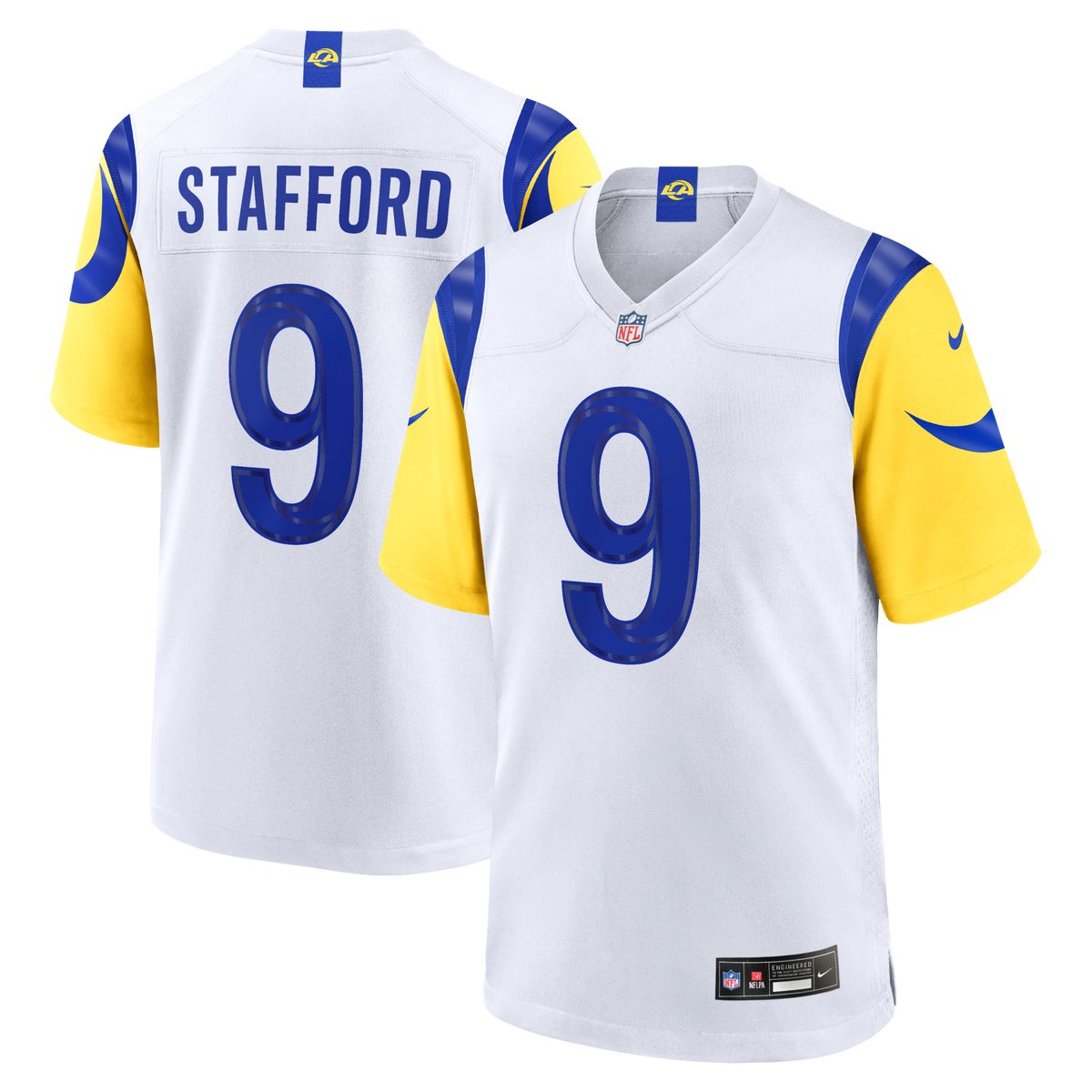 Los Angeles Rams Matthew Stafford White White Game Player Jersey