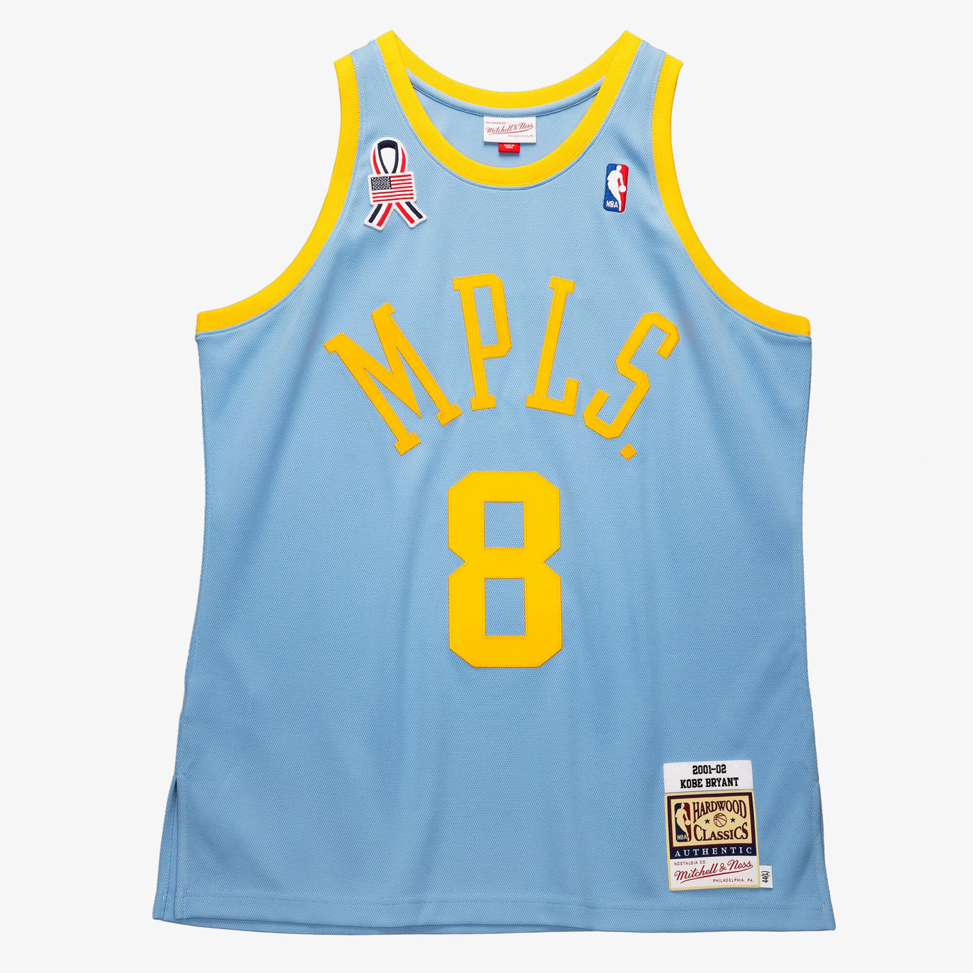 Mitchell & Ness Kobe Bryant Powder Blue Los Angeles Lakers 2001/02 Hardwood Classics Authentic Player Jersey