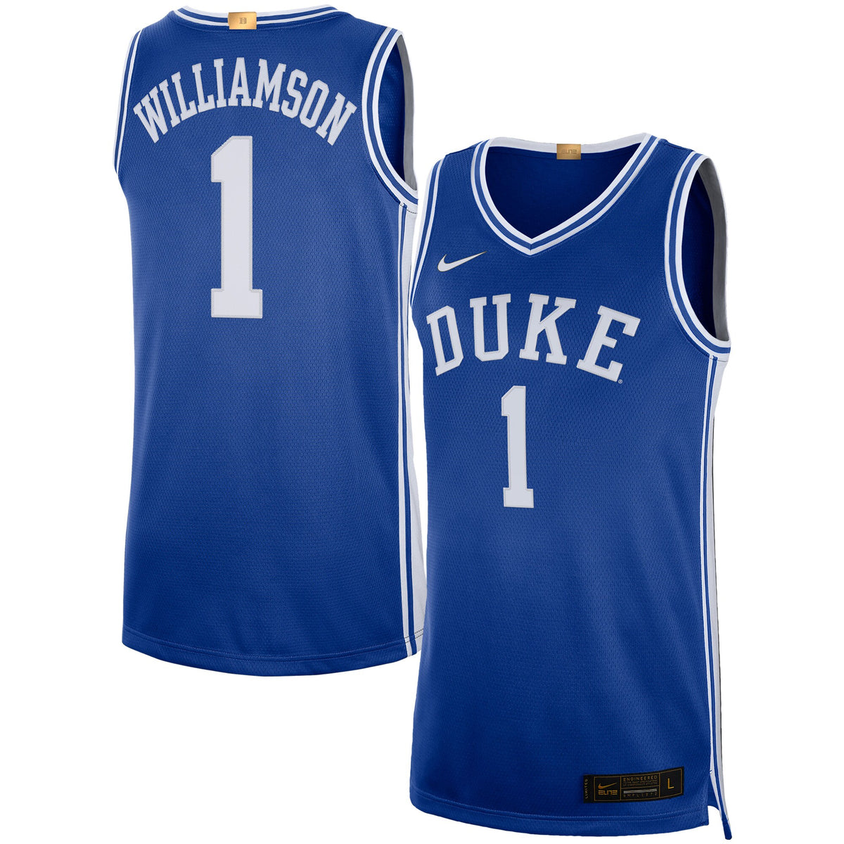 Zion Williamson Duke Blue Devils Alumni Player Limited Basketball Jersey - Royal