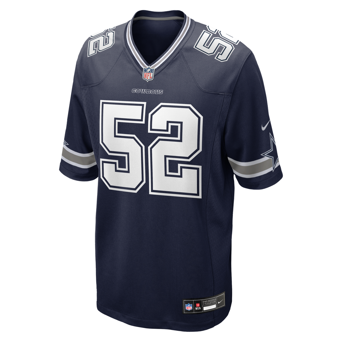 Dallas Cowboys Tyler Booker Navy Team Game Jersey