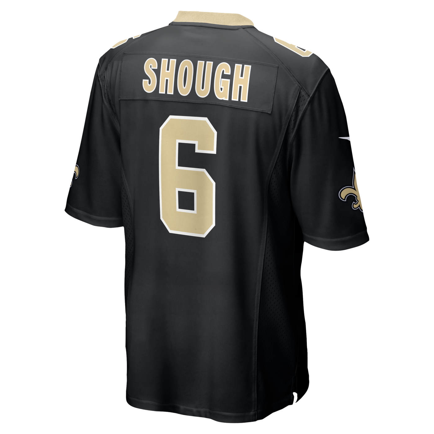 New Orleans Saints Tyler Shough Nike Black Game Jersey