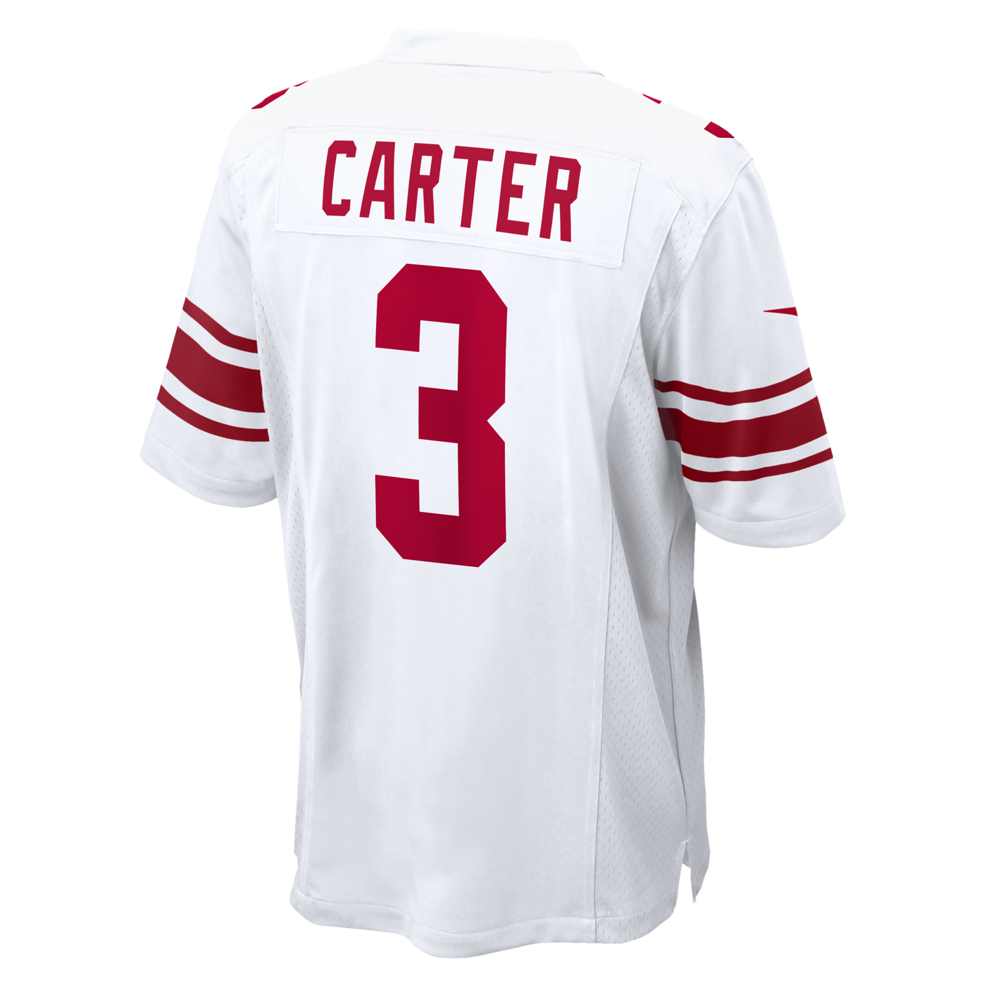 New York Giants Abdul Carter Nike White Game Jersey