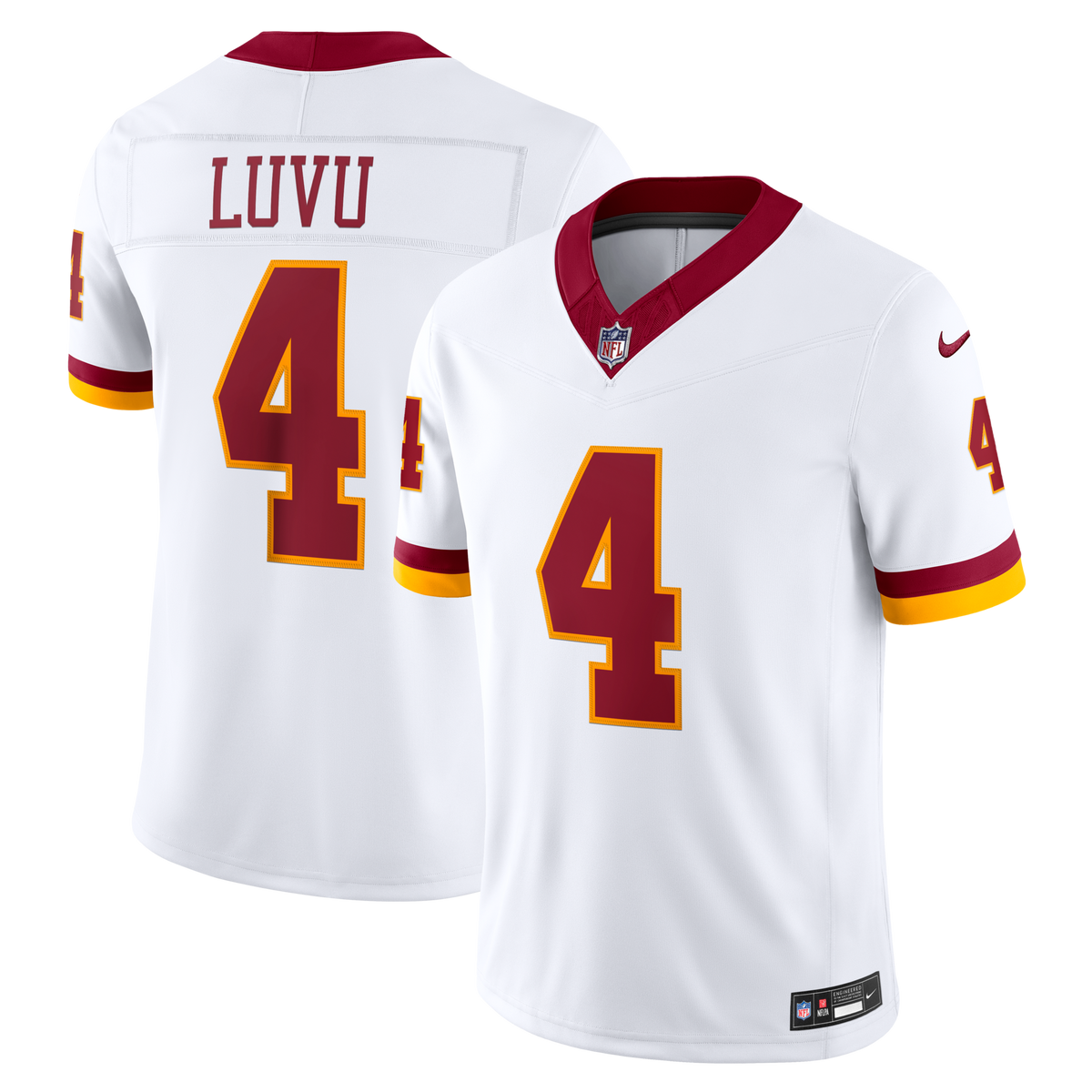 Washington Commanders Frankie Luvu White Vapor F.U.S.E. Stitched Limited Jersey
