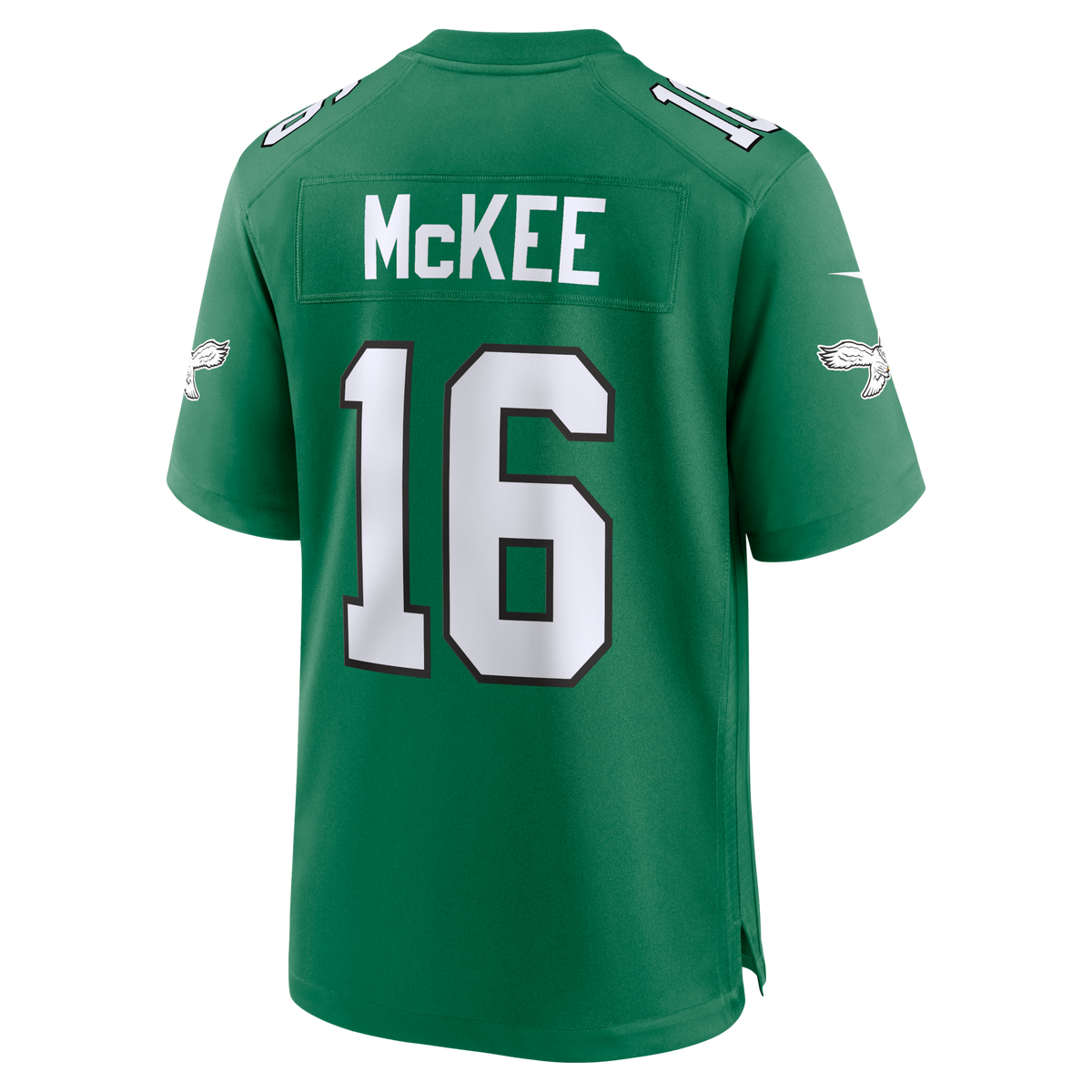 Philadelphia Eagles Tanner McKee Kelly Green Alternate Game Jersey