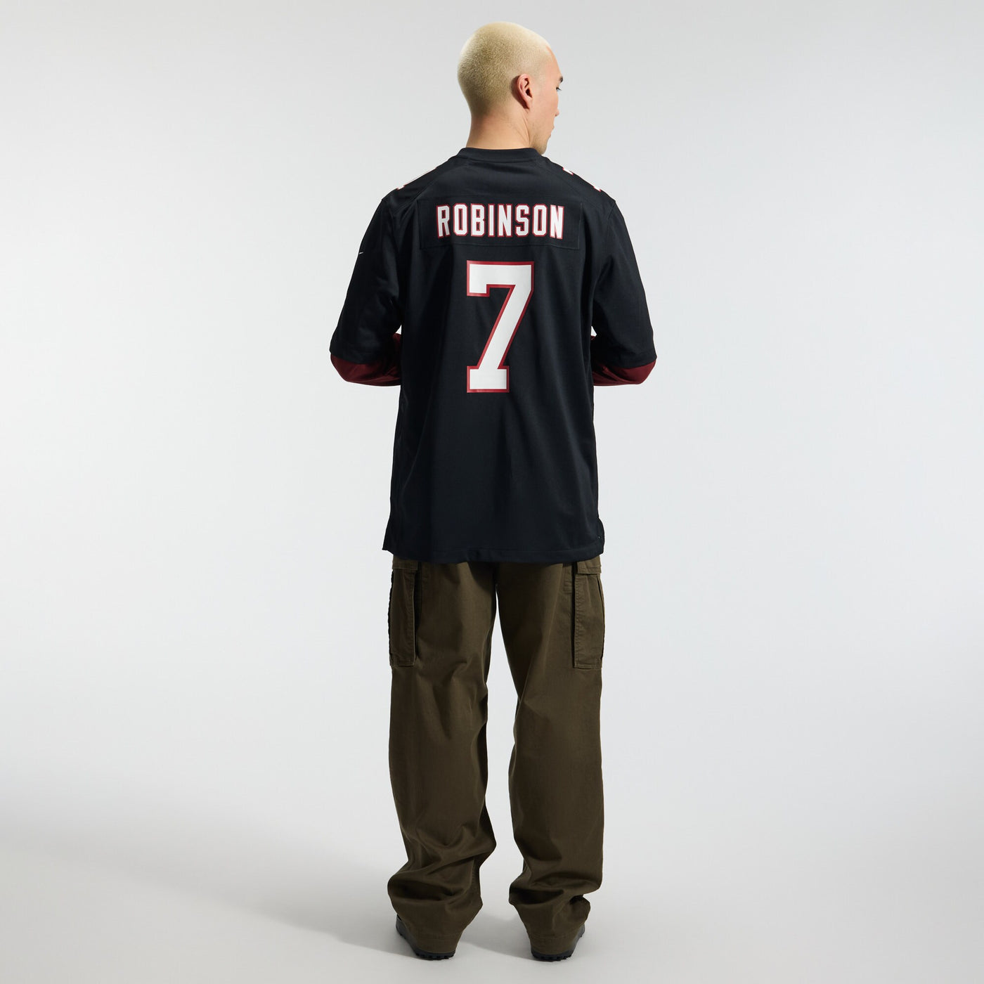 Atlanta Falcons Bijan Robinson Nike Black Throwback Game Jersey