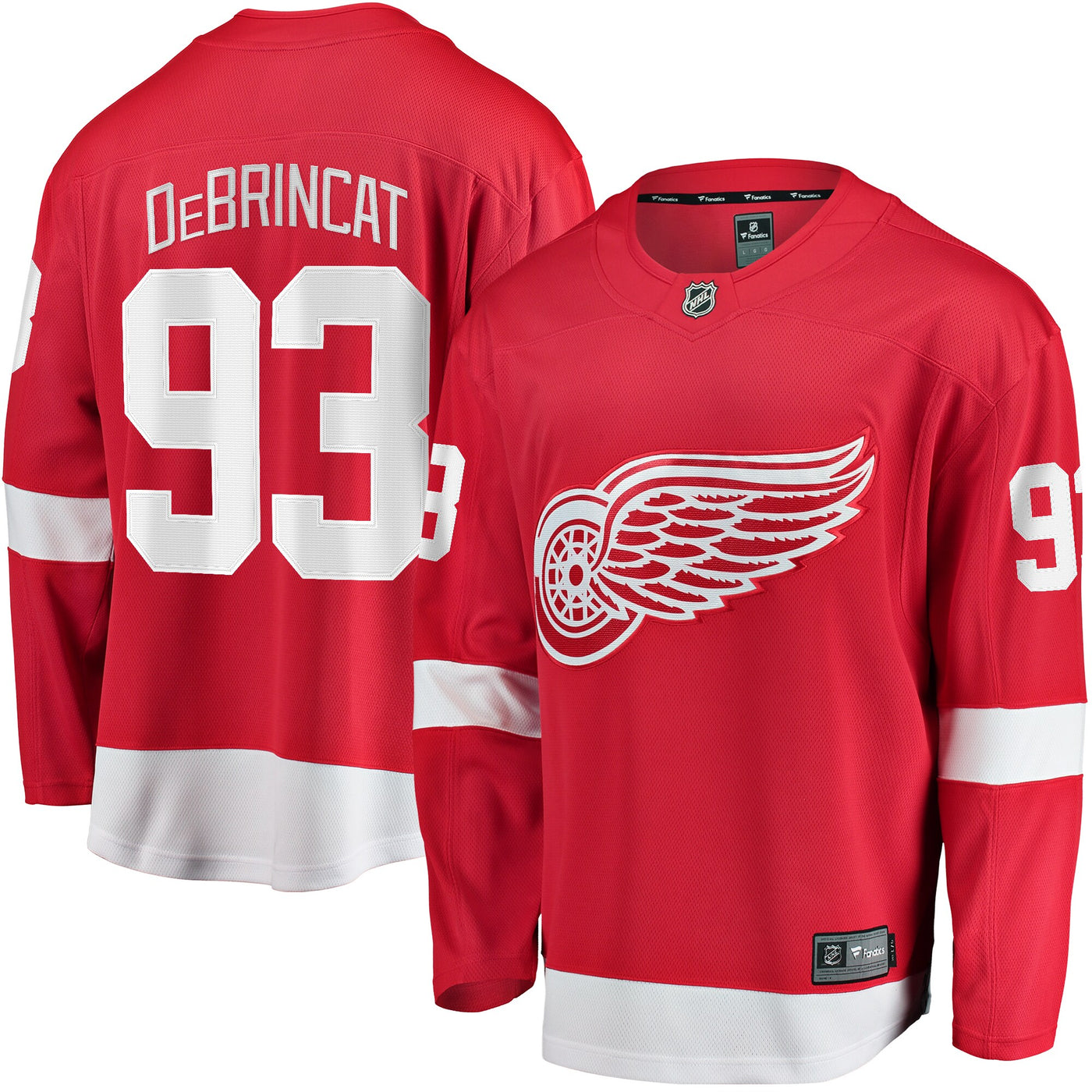 Detroit Red Wings Alex DeBrincat Fanatics Red Home Breakaway Jersey