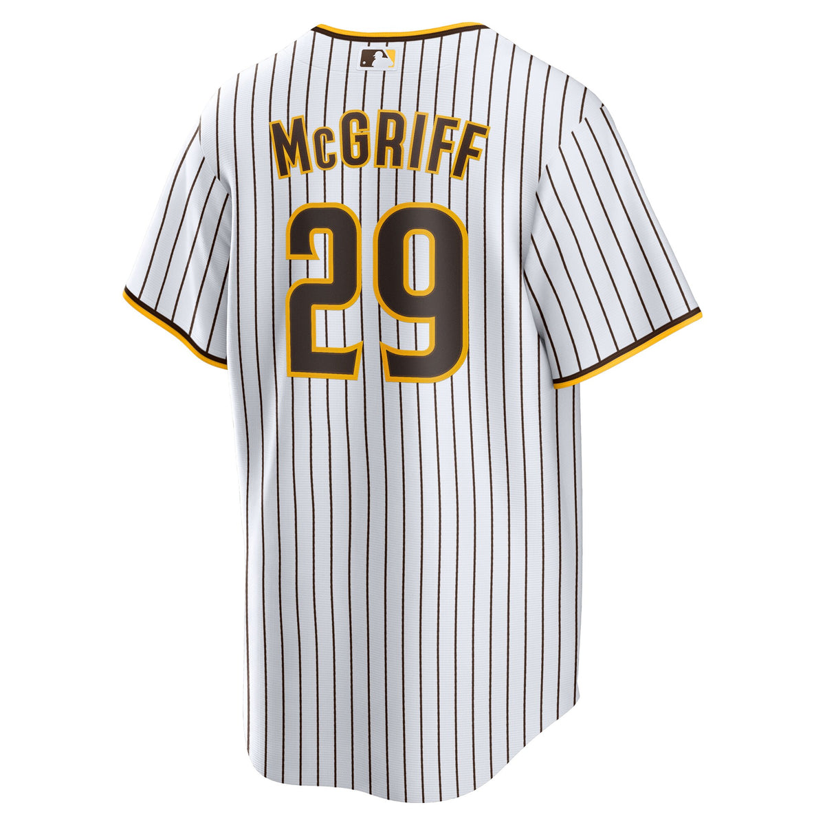 San Diego Padres Fred McGriff White Home Retired Player Replica Jersey
