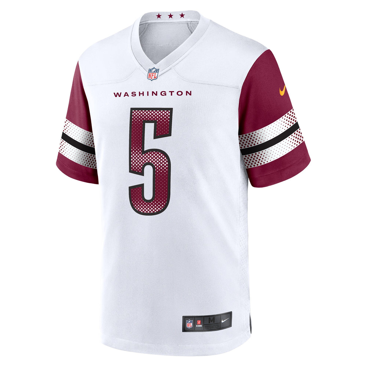 Washington Commanders Jayden Daniels White Player Game Jersey