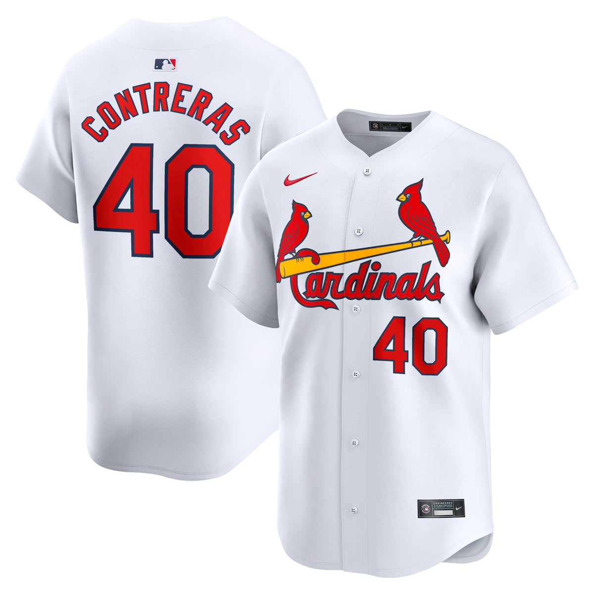 St. Louis Cardinals Willson Contreras White Home Limited Player Jersey