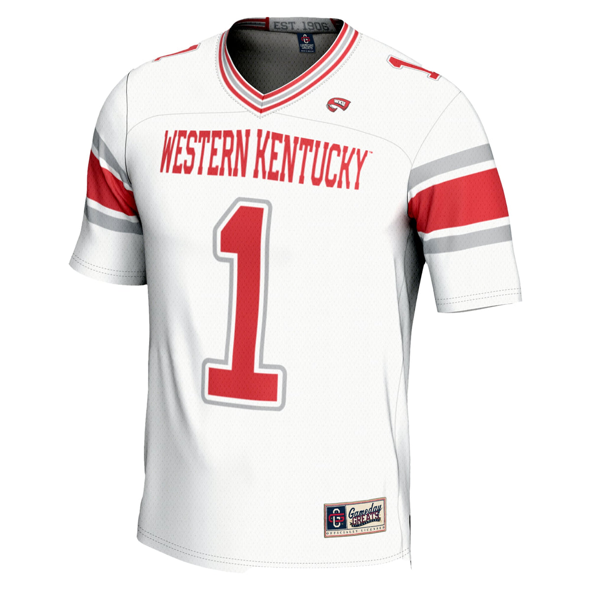 #1 Western Kentucky Hilltoppers GameDay Greats Endzone Football Jersey - White