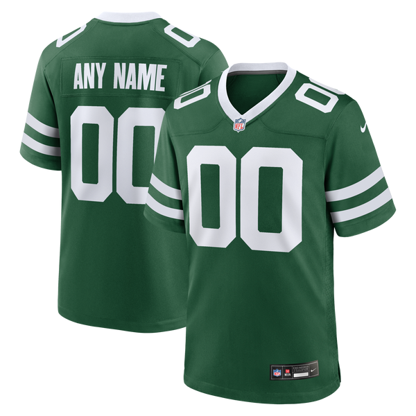 New York Jets Nike Legacy Green Custom Game Jersey