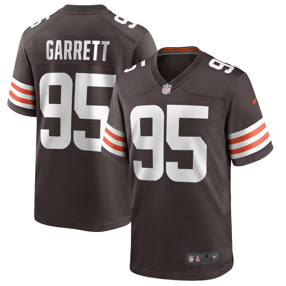 Cleveland Browns Myles Garrett Brown Game Player Jersey