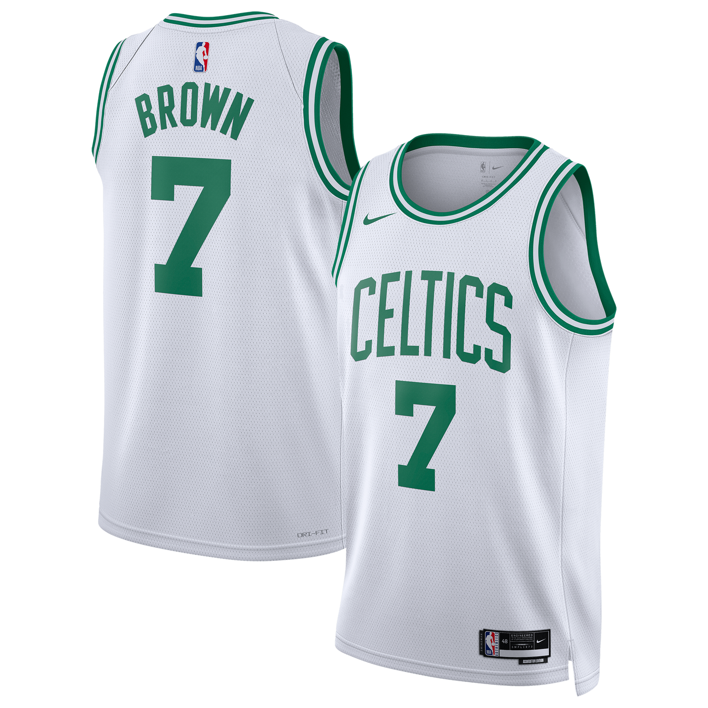 Boston Celtics Nike Association Edition Swingman Jersey - Jaylen Brown