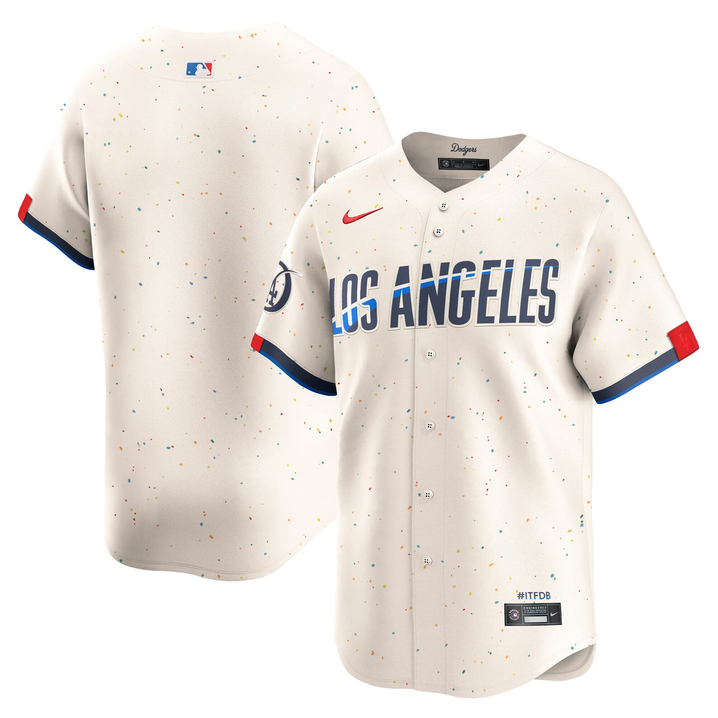 Los Angeles Dodgers Nike Cream City Connect Limited Jersey