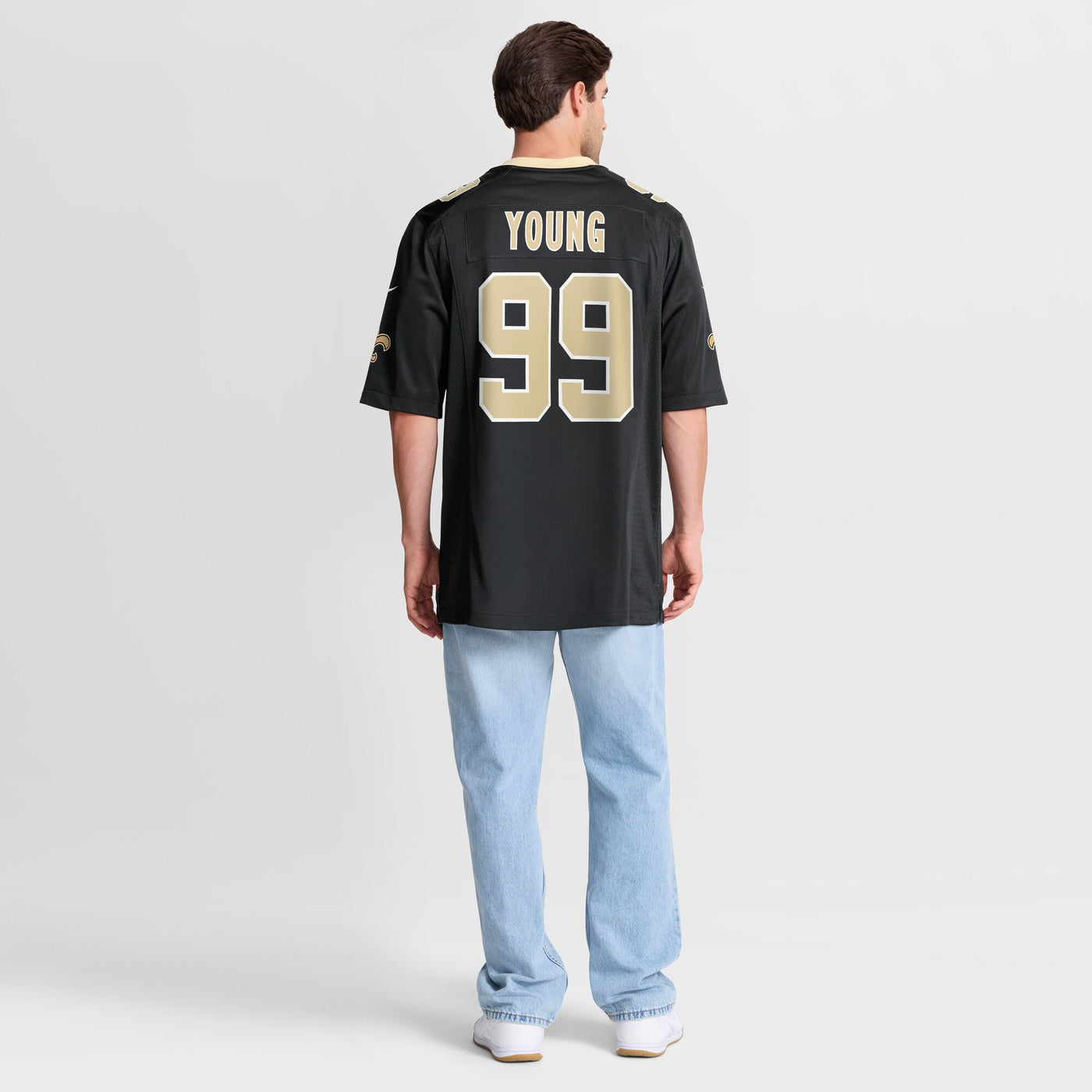 New Orleans Saints Chase Young Nike Black Game Jersey