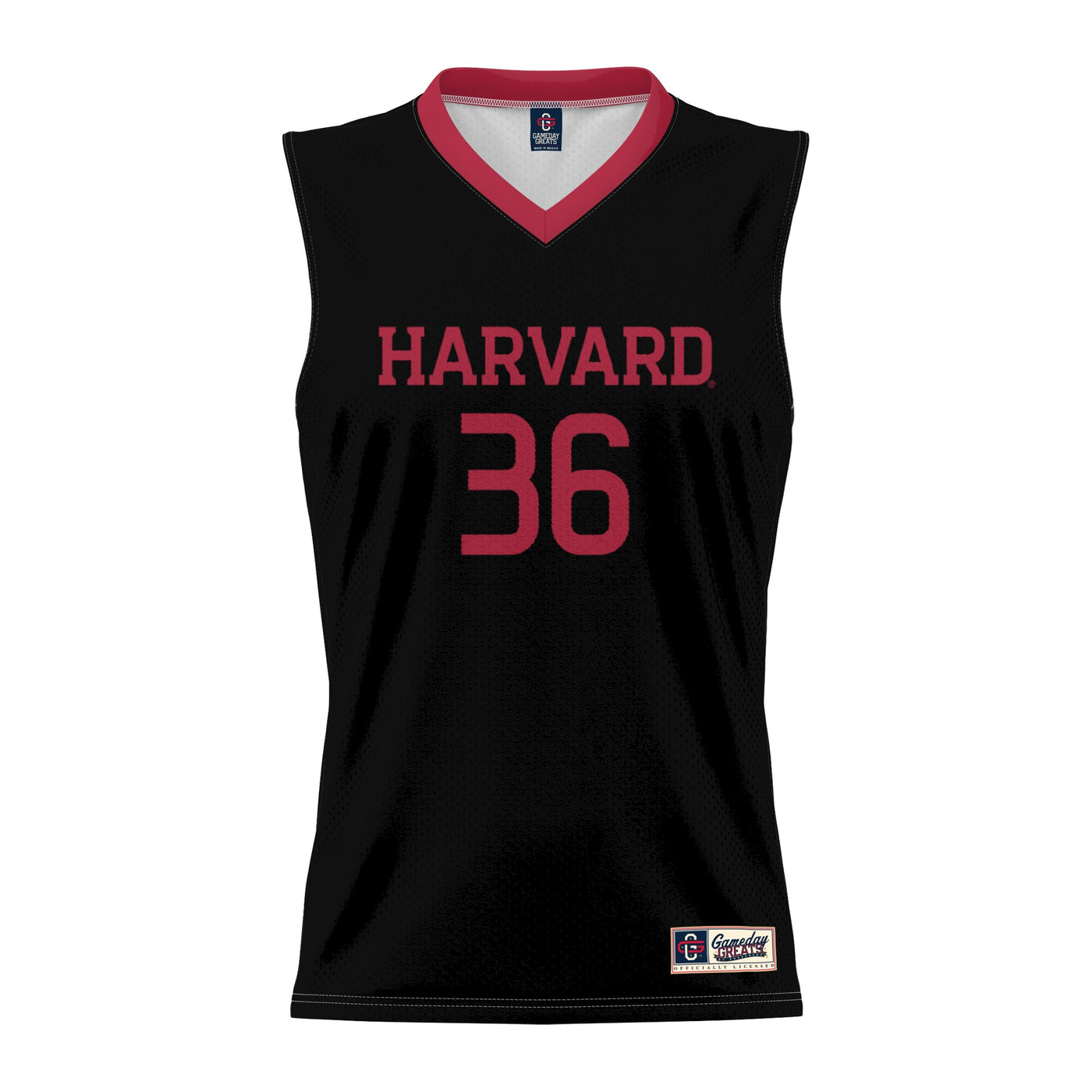 GameDay Greats #36 Black Harvard Crimson Lightweight Basketball Jersey