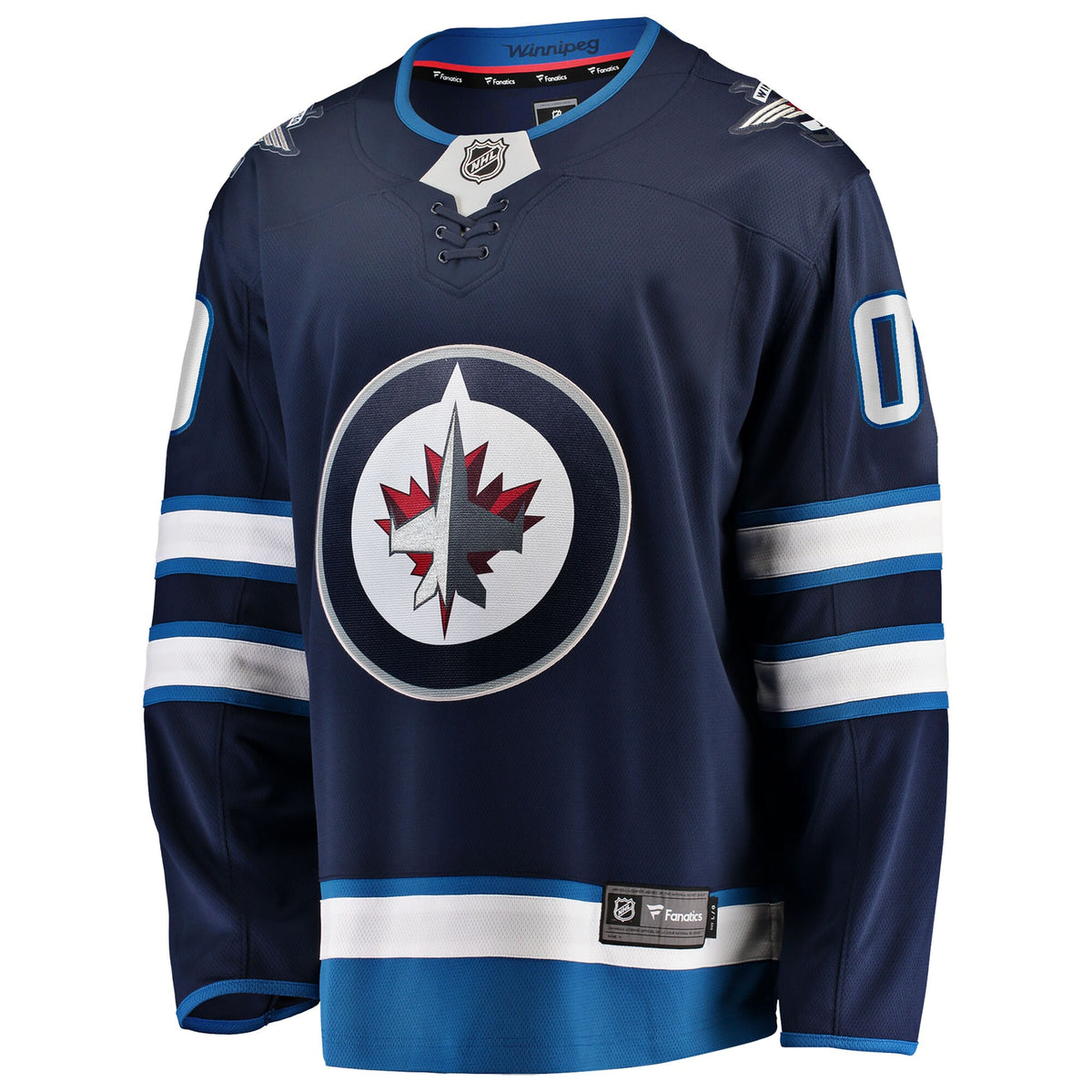 Winnipeg Jets Fanatics Blue Home Breakaway Custom Jersey