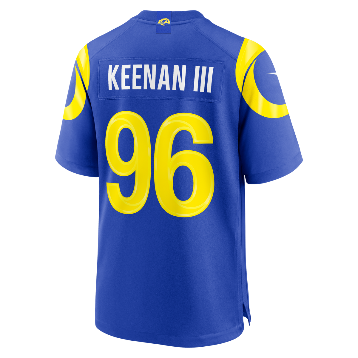 Los Angeles Rams Tim Keenan III Royal Team Game Jersey