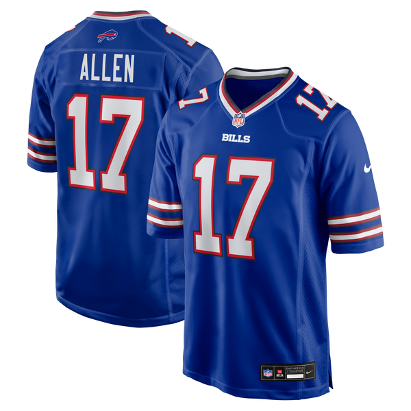 Buffalo Bills Josh Allen Nike Royal Team Game Player Jersey