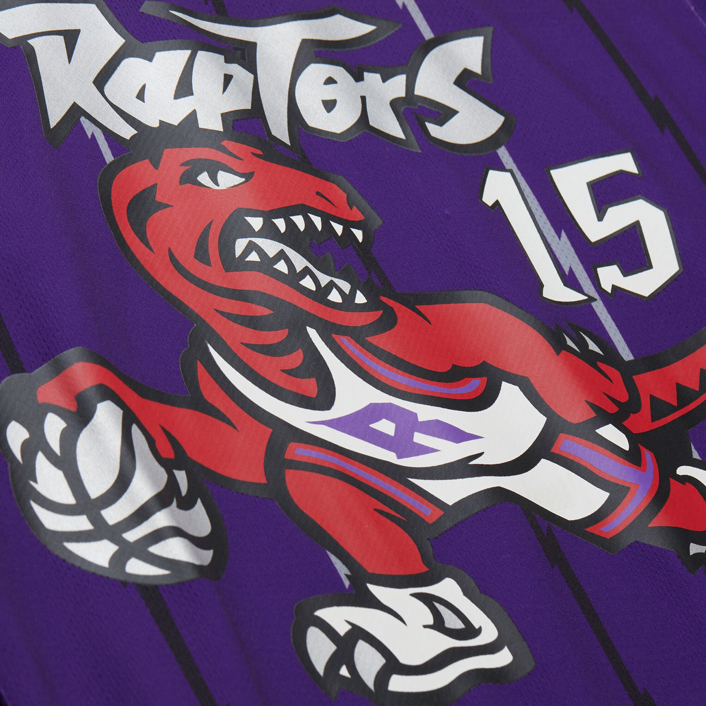 Toronto Raptors Mitchell & Ness Vince Carter Maxxed Out Fashion Hockey Jersey - Purple