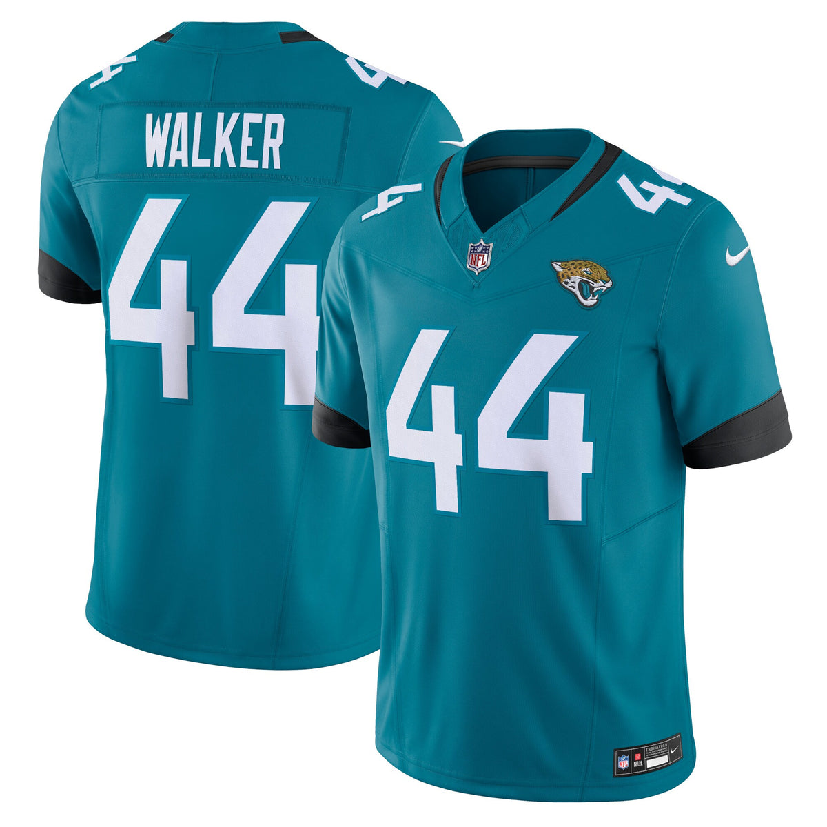 Jacksonville Jaguars Travon Walker Teal Vapor F.U.S.E. Limited Jersey