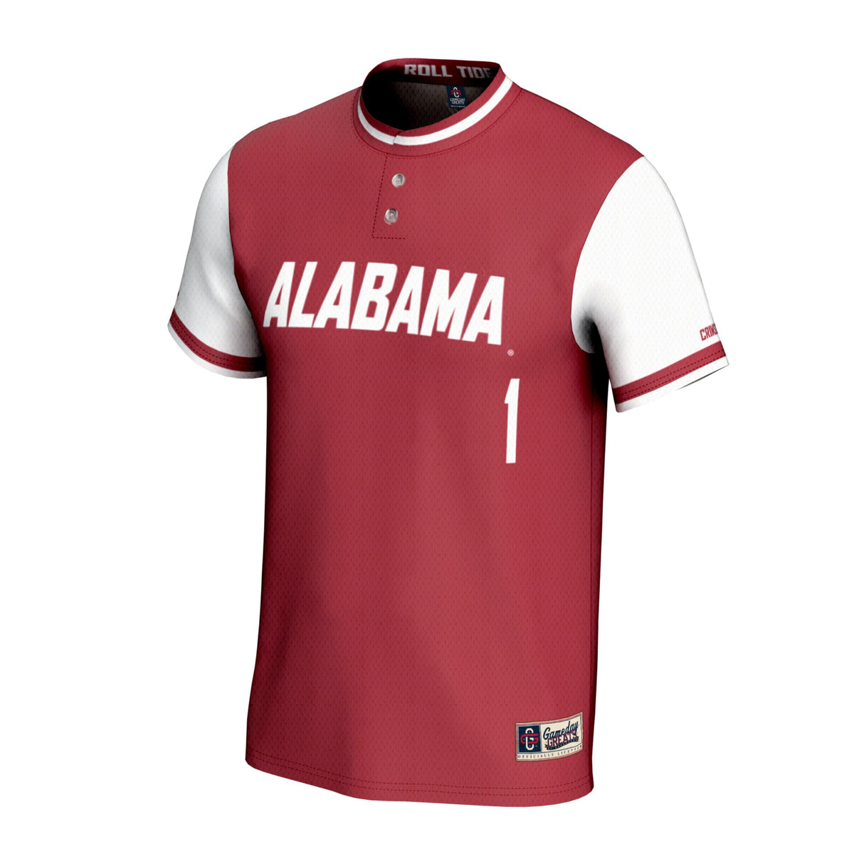 Alabama Crimson Tide GameDay Greats Lightweight Softball Fashion Jersey - Crimson