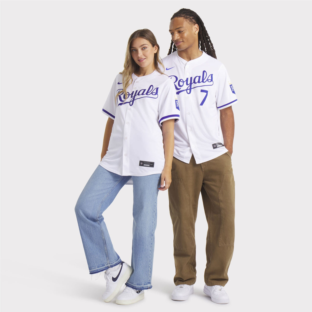 Kansas City Royals Bobby Witt Jr. White Home Limited Player Jersey