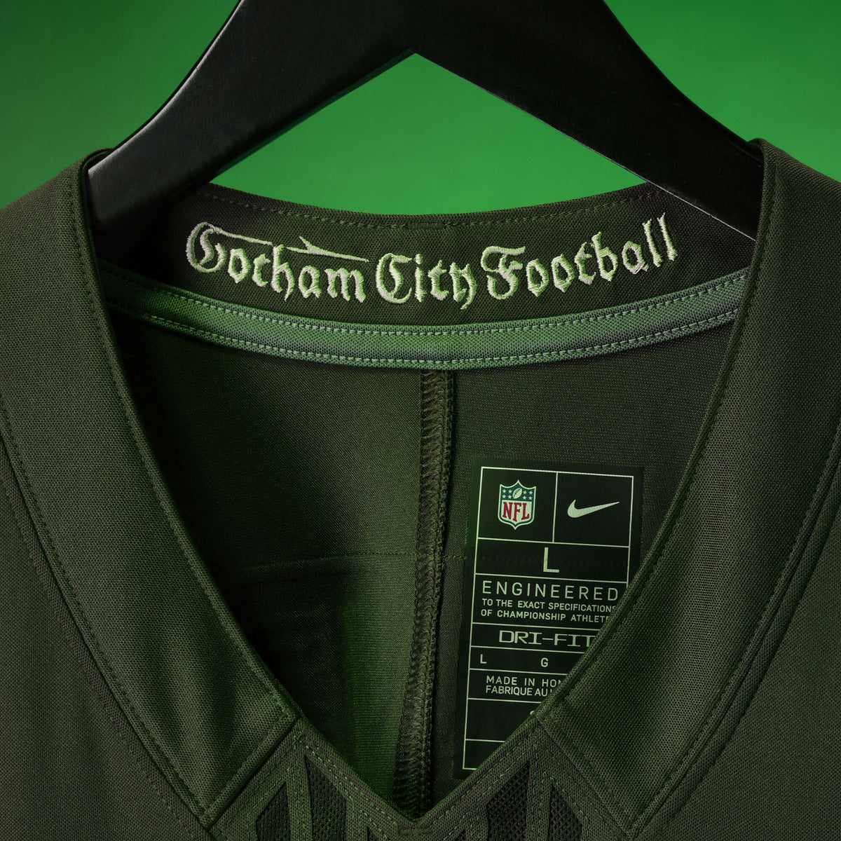 New York Jets Joe Namath Gotham Green 2025 Rivalries Collection Stitched Limited Jersey
