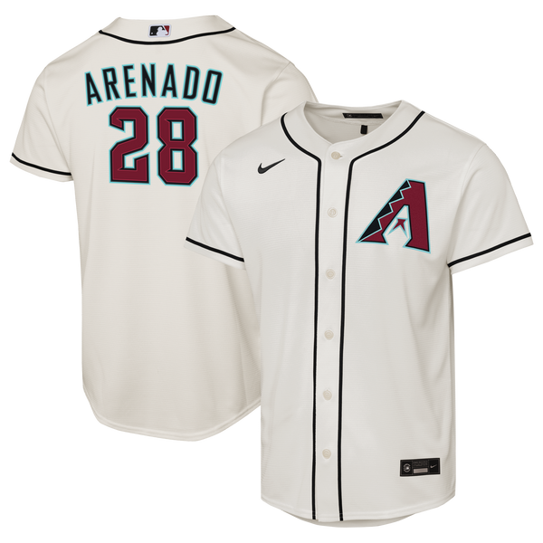 Male Arizona Diamondbacks Nolan Arenado White Home Replica Jersey
