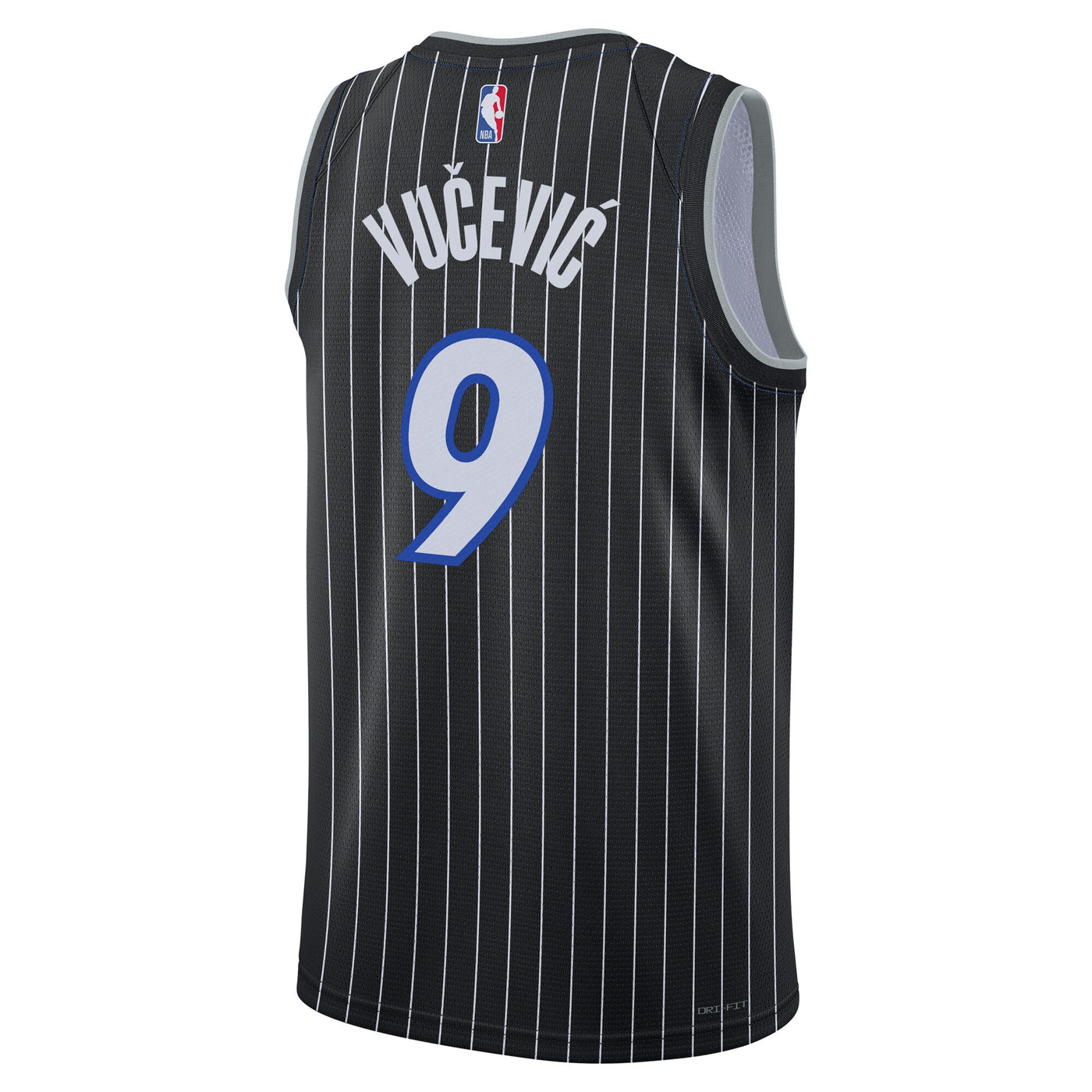 Orlando Magic Jordan Brand Statement Edition Jersey - Black - Nikola Vučević