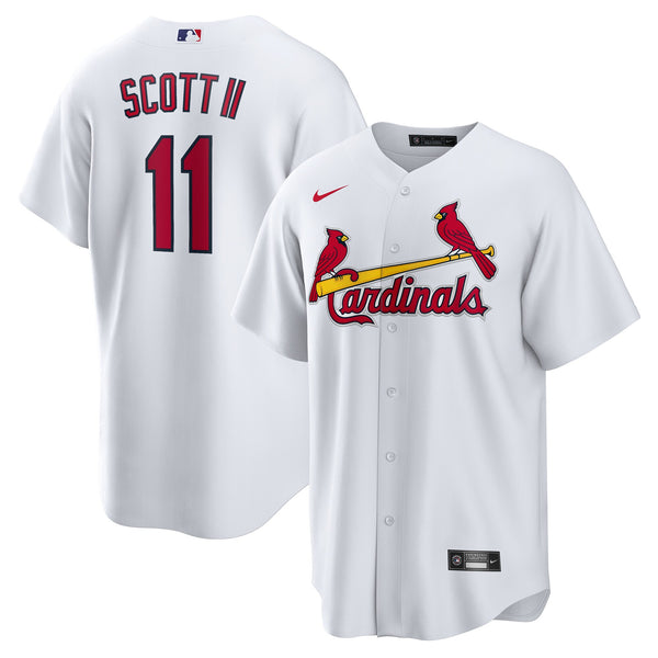 St. Louis Cardinals Victor Scott II White Home Replica Jersey