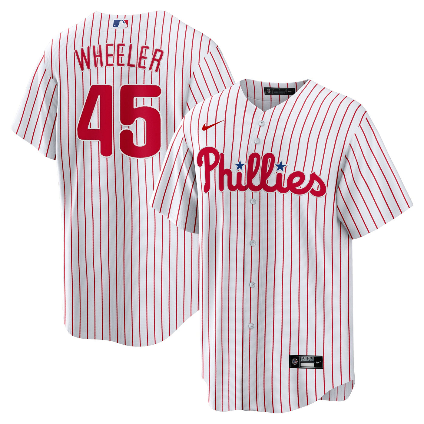 Philadelphia Phillies Zack Wheeler Nike White Home Replica Jersey