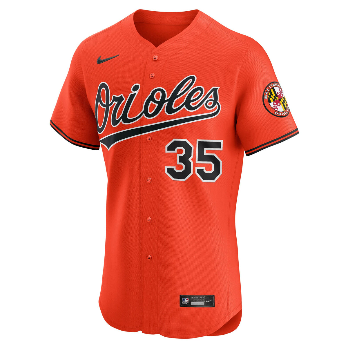Baltimore Orioles Adley Rutschman Orange Alternate 2 Elite Jersey