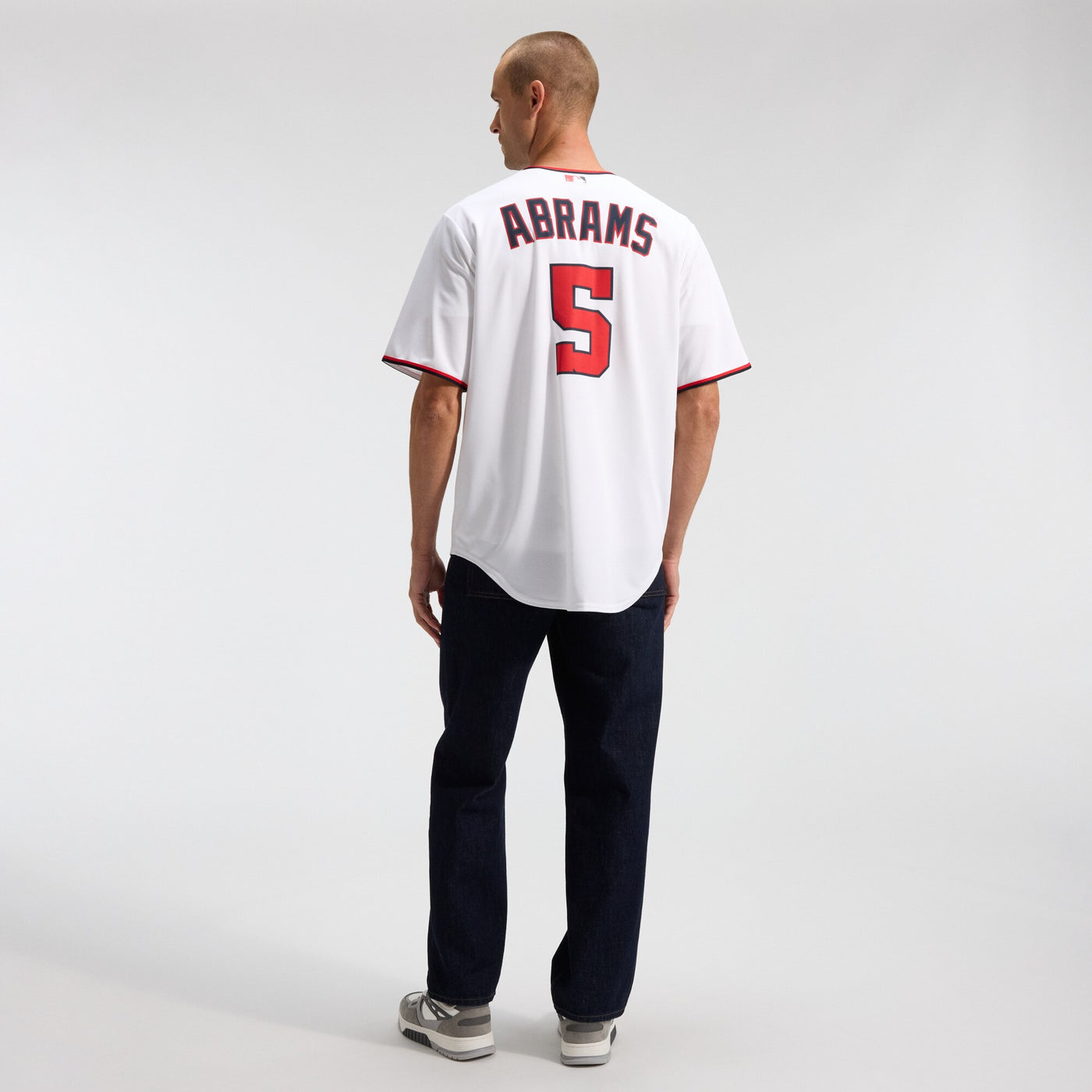 Washington Nationals CJ Abrams Nike White Home Replica Jersey