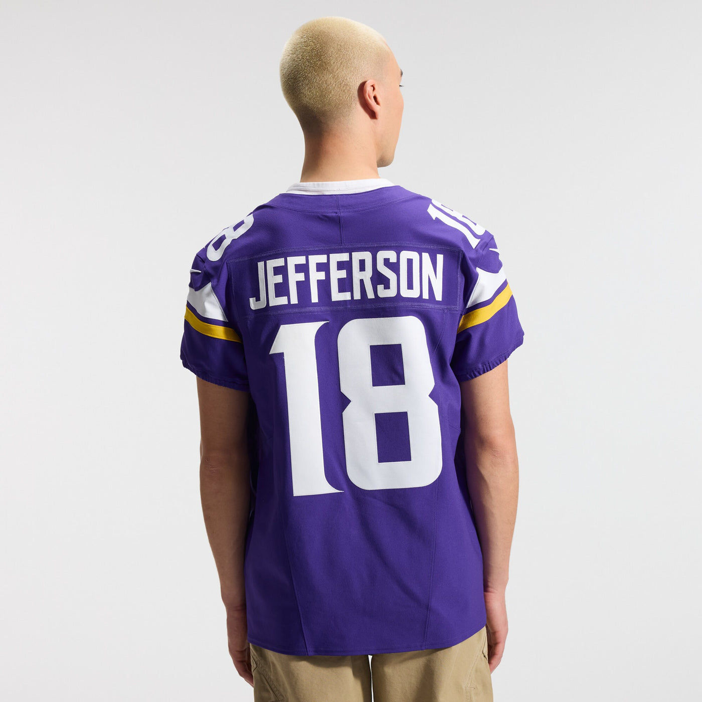 Minnesota Vikings Justin Jefferson Nike Purple Team Vapor F.U.S.E. Elite Jersey