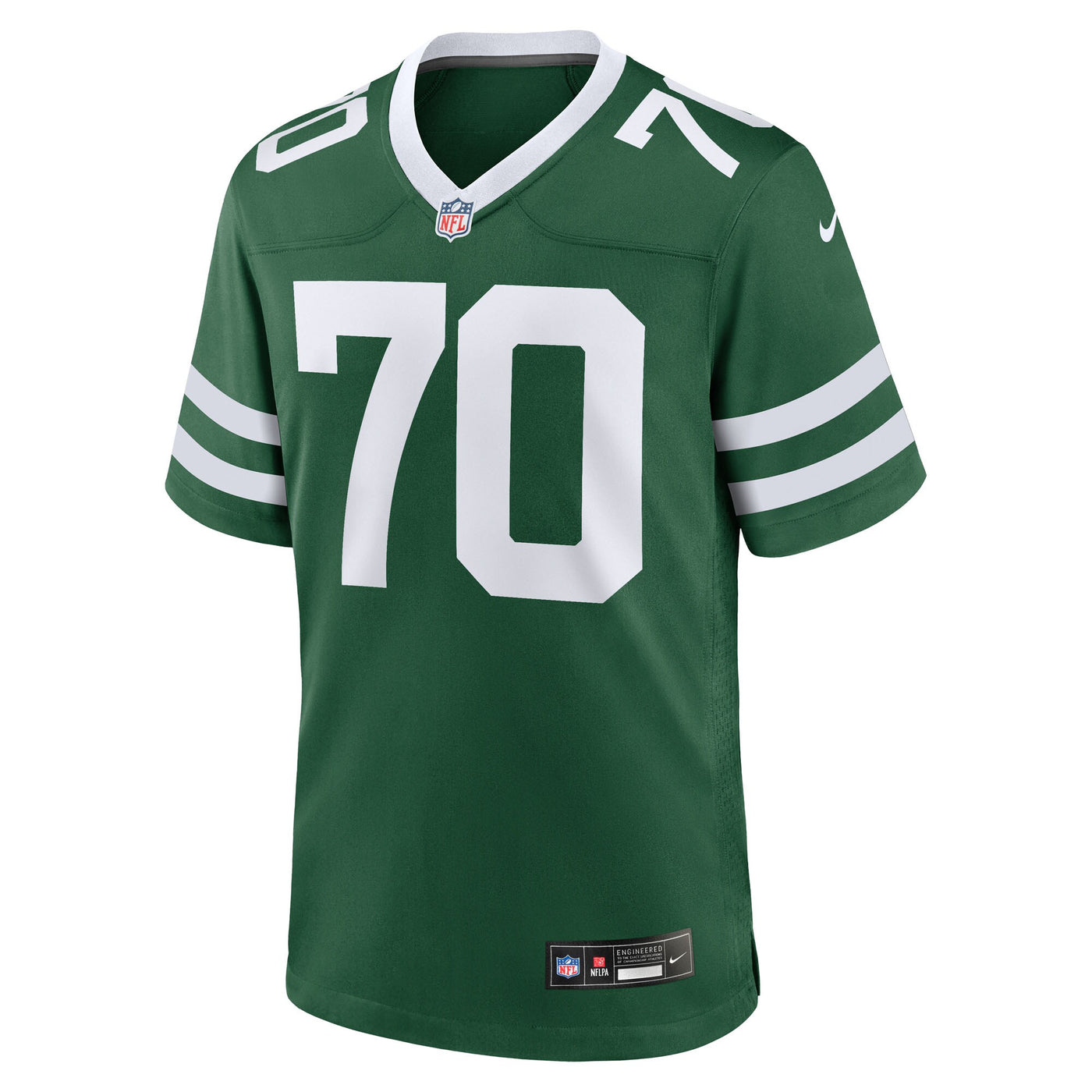 New York Jets Armand Membou Nike Green Team Game Jersey