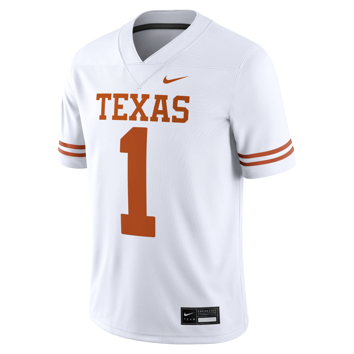 #1 Texas Longhorns Game Jersey - White