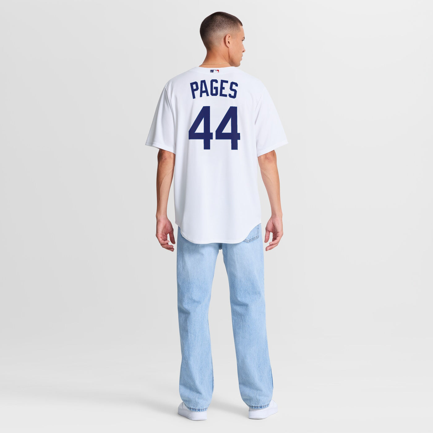 Los Angeles Dodgers Andy Pages Nike White Home Replica Jersey