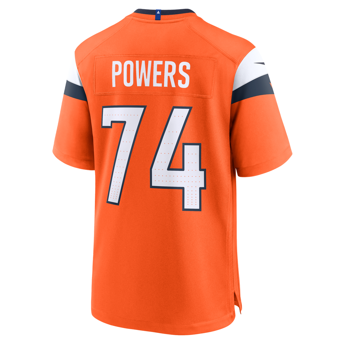Denver Broncos Ben Powers Orange Team Game Jersey