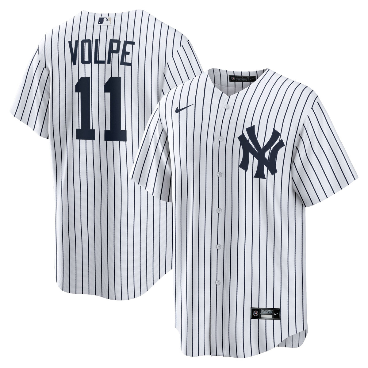 New York Yankees Anthony Volpe White Home Replica Player Jersey